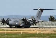 France receives A400M fitted with pods for mid-air refuelling