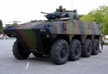 Nexter tests weaponry on armoured vehicle