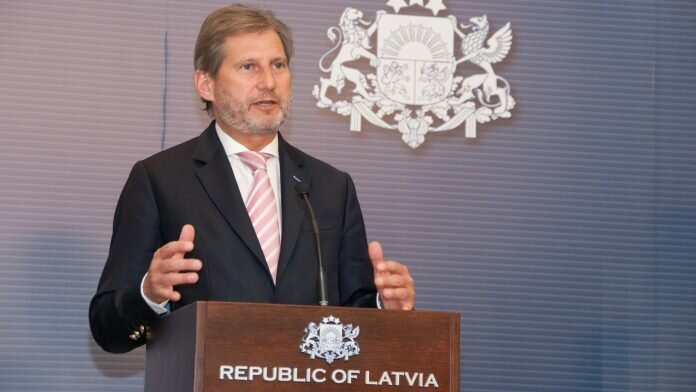 Commissioner Johannes Hahn announced aid for East Jerusalem © Toms Norde, Valsts kanceleja