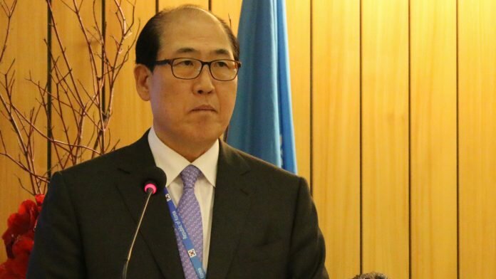 Kitack Lim welcomed liquefied natural gas for shipping projects © International Maritime Organization